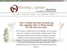 Tablet Screenshot of flowingfromcenter.com